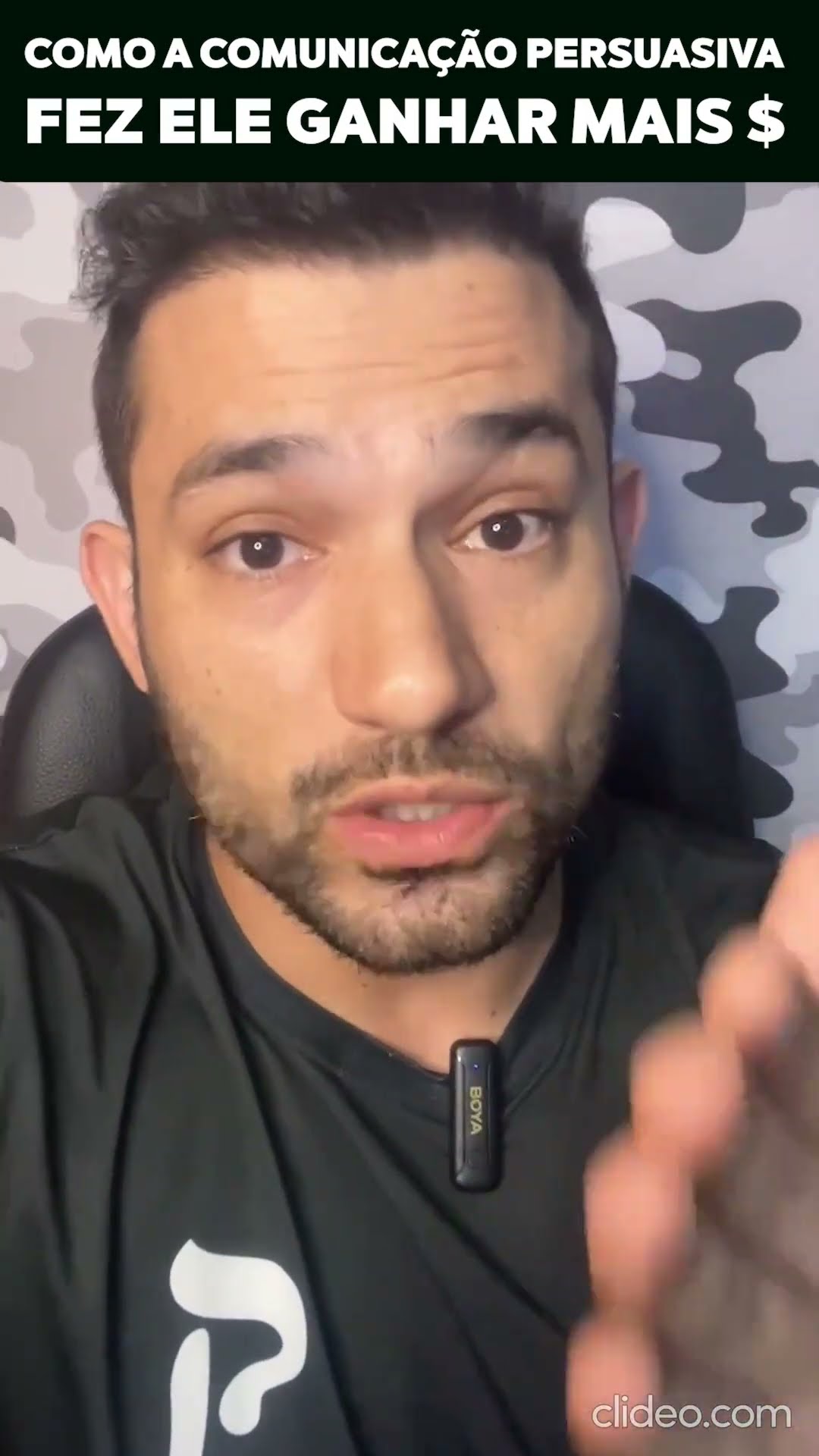 Capa do depoimento em video de Wesley Gimenez